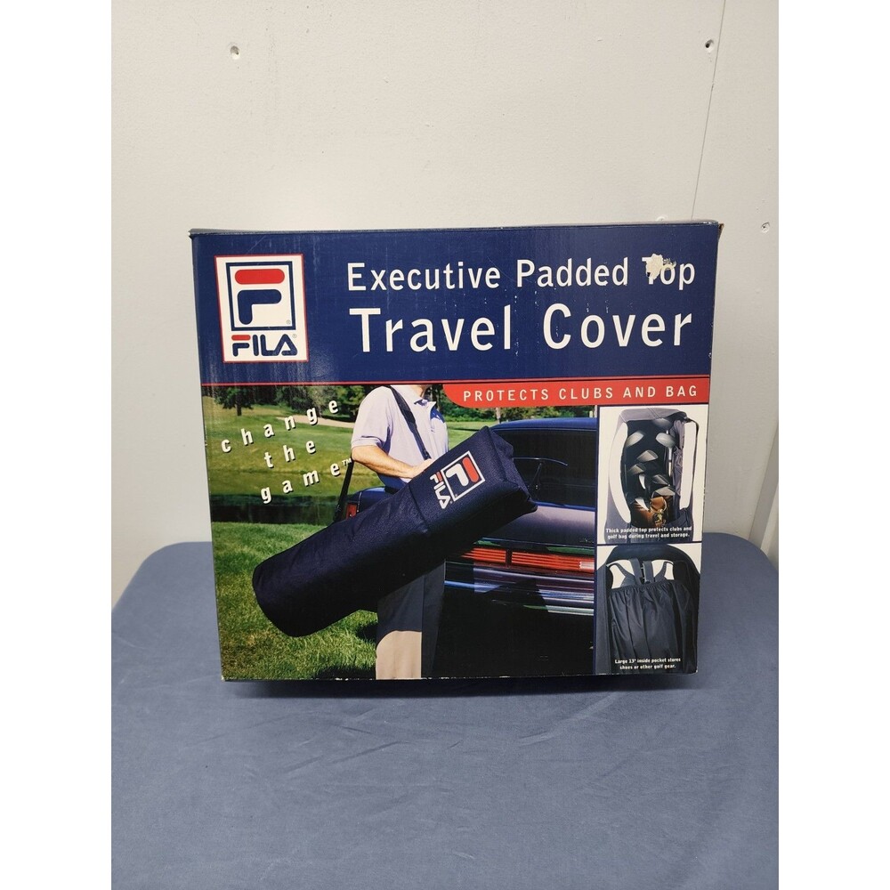 Vintage 90's Fila Executive Golf Club Travel Cover Two Way Zipper New Old Stock